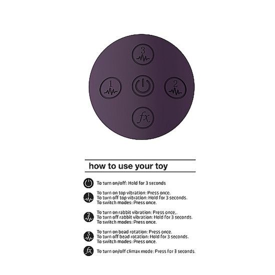 VIVE Cato Pulse G-Spot Rabbit Mov Violet