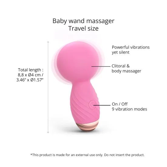 Love to Love Itsy Bitsy Mini Wand Vibrator Roz