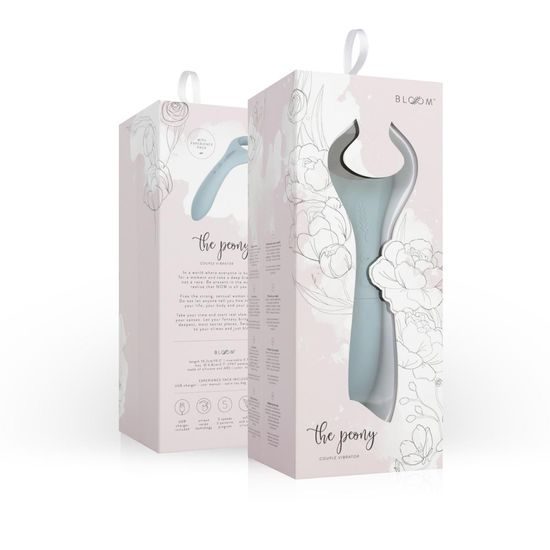 Bloom Vibratorul pentru Cupluri Peony Verde