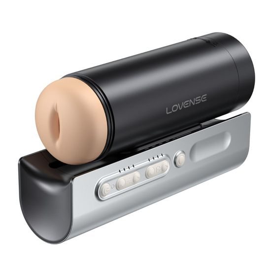 Lovense Solace Pro Masturbator Automatizat cu Mișcare de Împingere Negru