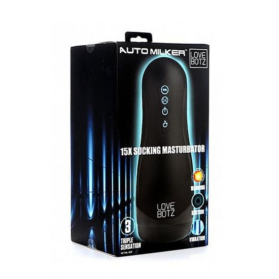 Lovebotz Auto Milker 15X Masturbator cu Funcție de Aspirație