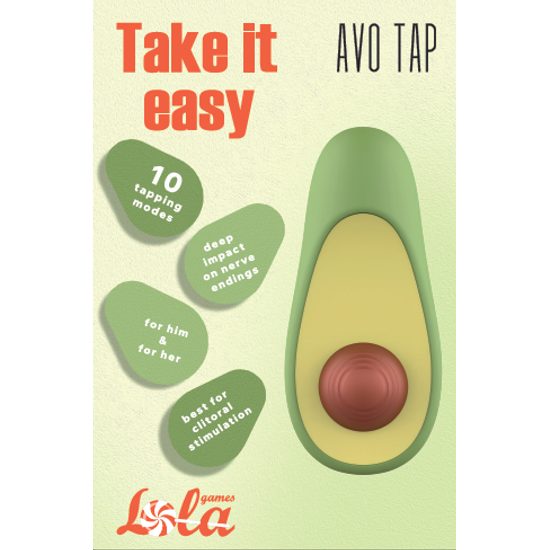 Stimulator pentru clitoris cu funcție de tapare AvoTap