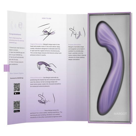 Svakom Margot Flexible Interactive G-Spot Vibrator Lilac