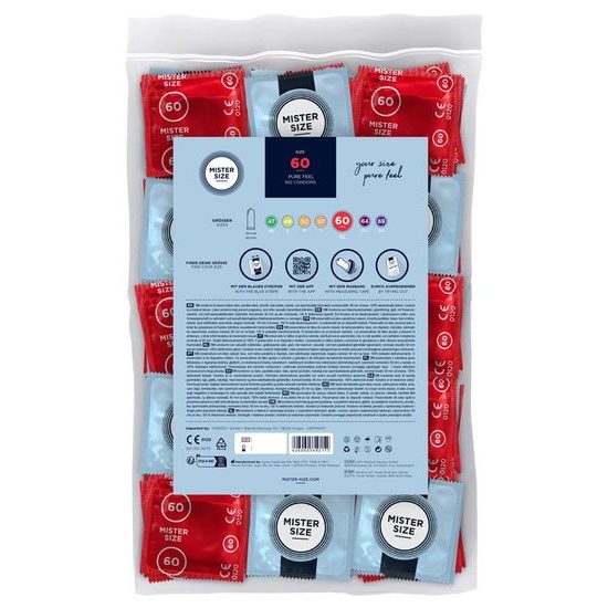 Mister Size Subțire 60mm 100buc