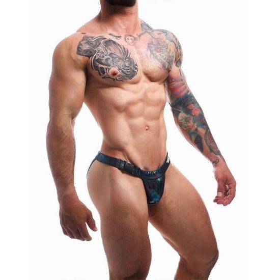 C4M Slip Tanga Emerald Clip Negru