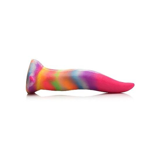 Dildo din silicon în formă de limbă de unicorn, fosforescent - Creature Cocks