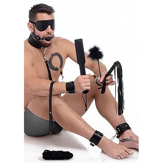 Set Deluxe Strict cu 10 Piese pentru Bondage