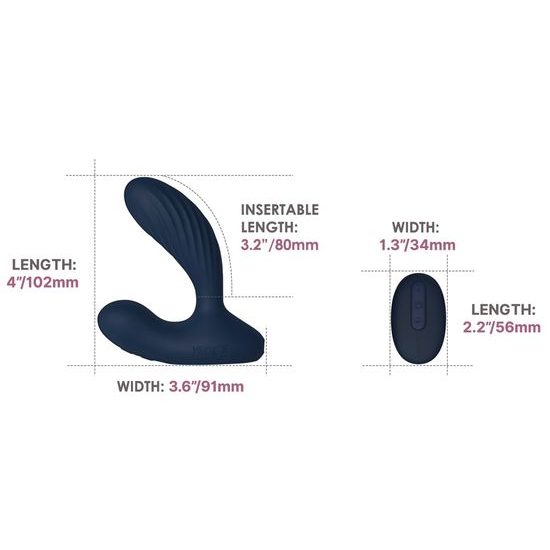 Svakom Vick Neo 2 vibrator anal inteligent albastru