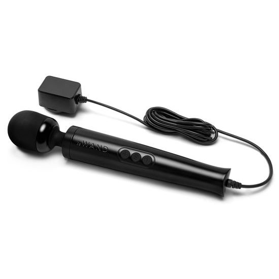 Le Wand Masajer Vibrant Die Cast Plug-in Negru