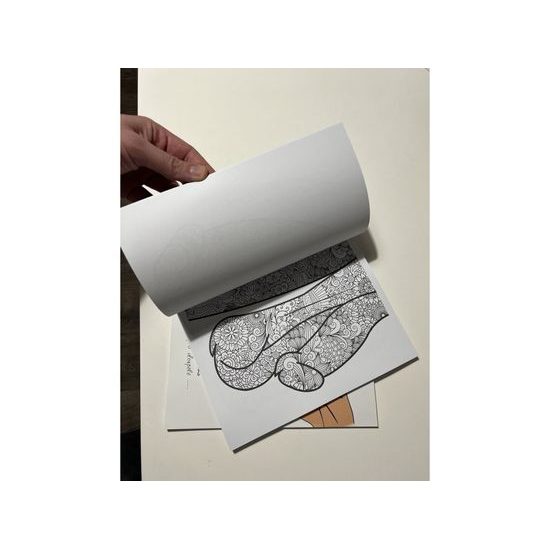 DickObraz Carte de colorat antistres pentru adulți