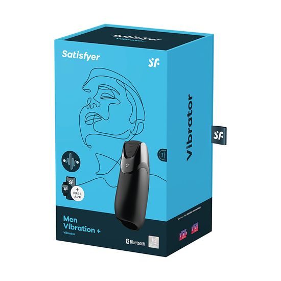 Satisfyer Men Vibration+ Connect App Negru