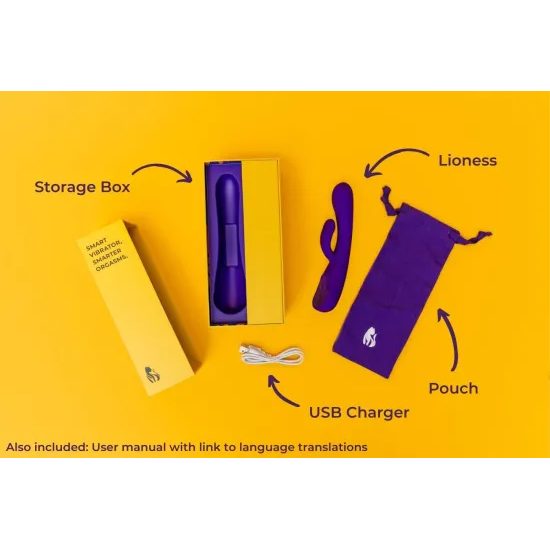 Lioness Vibratorul Lioness 2.0 Mov
