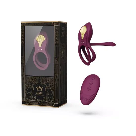 Zalo Bayek Vibrator Cockring cu Telecomandă Mov