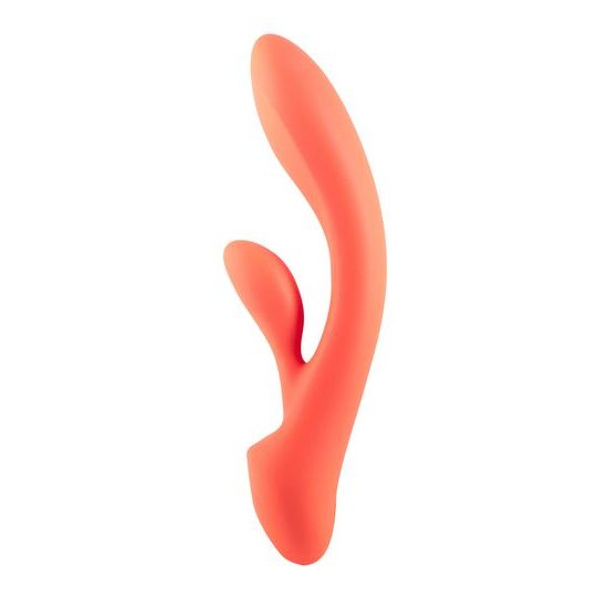 Lola Games Sunset Bali vibrator din silicon pentru punctul G și clitoris 19,6 x 3,5 cm