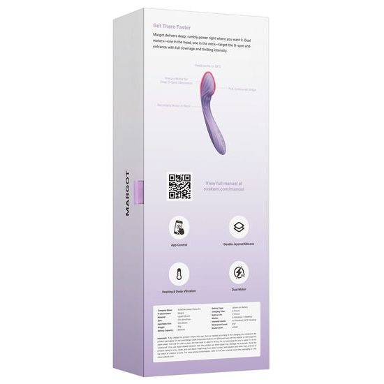 Svakom Margot Flexible Interactive G-Spot Vibrator Lilac