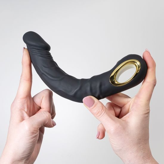 Vibrator flexibil Crushious Magnus Bend – Negru