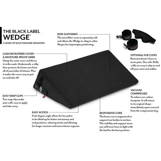 Liberator pernă pentru sex în formă de pană