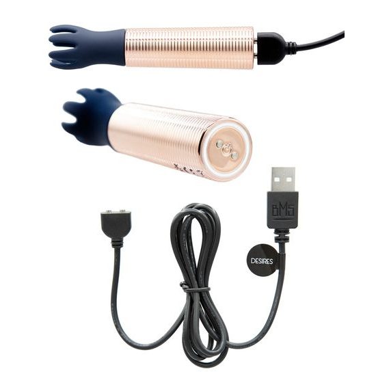 Set Mini Masaj Pillow Talk Secrets Choices 6 Piese Albastru Marin Auriu Roz