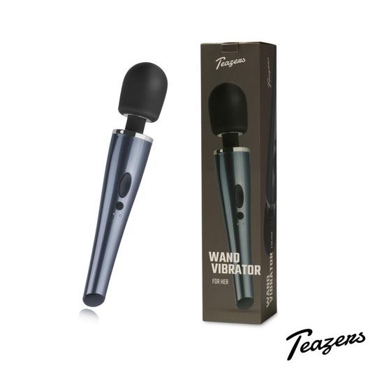 Teazers Vibrator Wand Black Lightning