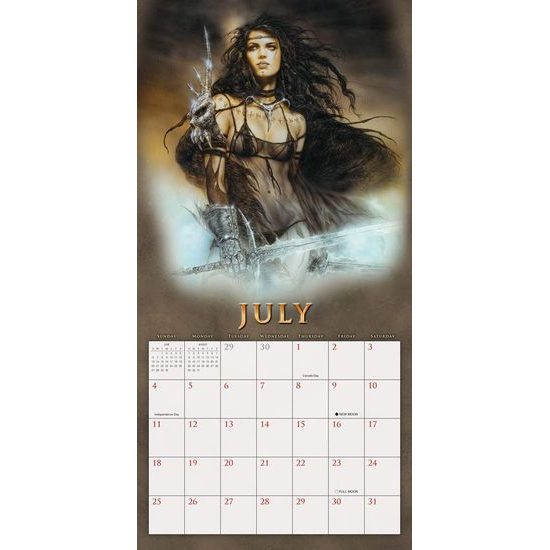 FANTEZIE ARTISTICĂ A LUI ROYO - CALENDAR 2021