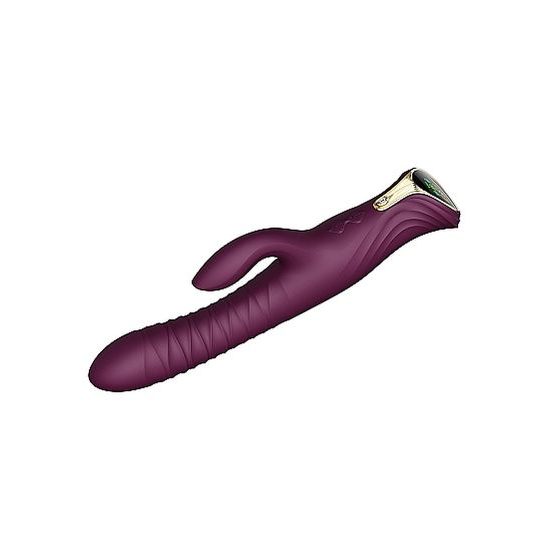 Zalo Mose Rabbit Vibrator cu Funcție de Împingere Mov