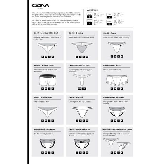 L4CE by C4M G String Negru