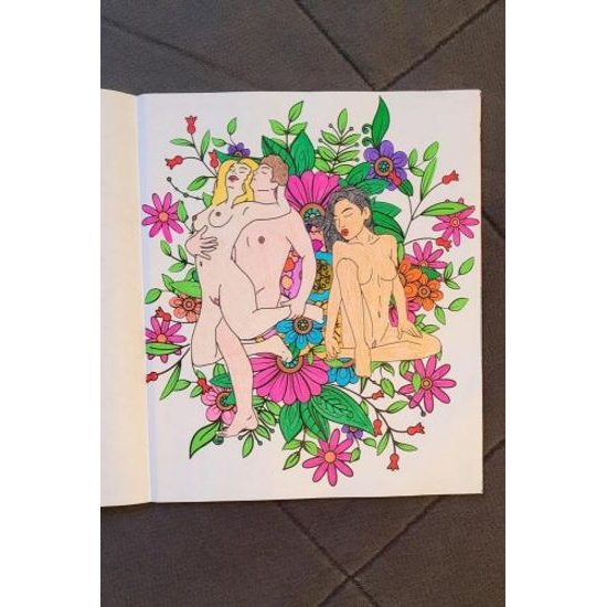 Carte de colorat pentru adulți – Kamasutra de colorat