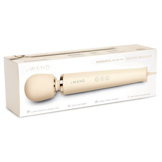 Le Wand Puternic Masaj Vibrator Plug-In