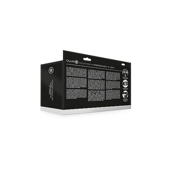 Ouch! Strap-on gol Twisted 8" 20cm Gunmetal