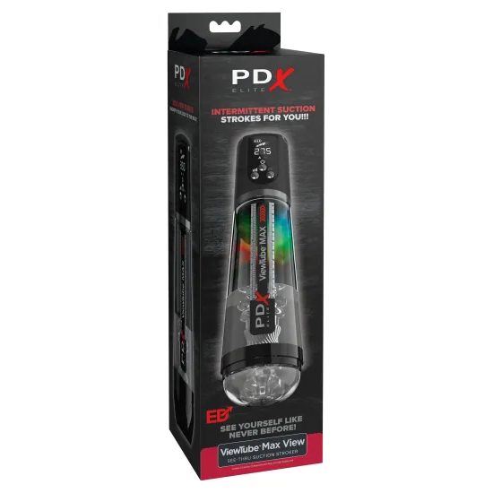 Pipedream PDX Elite ViewTube MAX View Negru