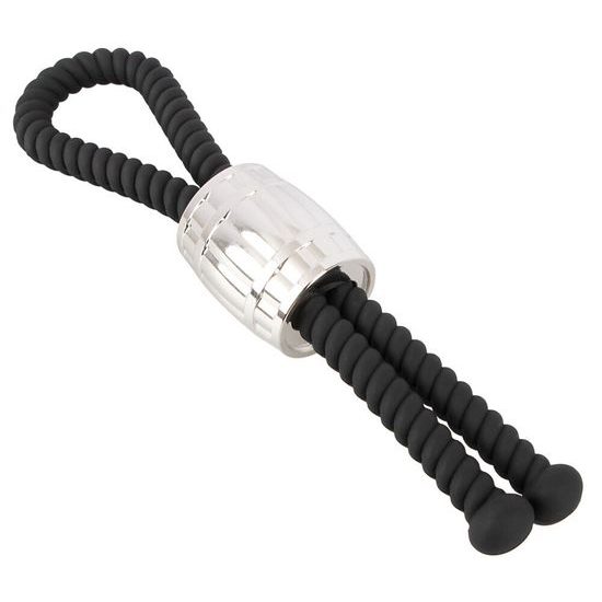 Rebel Heavy Rope Cock Strap Negru