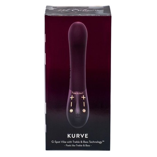 Hot Octopuss Kurve Vibrator pentru Punctul G cu Tehnologie Treble și Bass