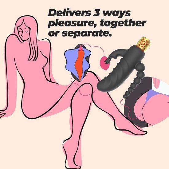 Vibrator Crushious Romanov Classic cu manșon din silicon detașabil