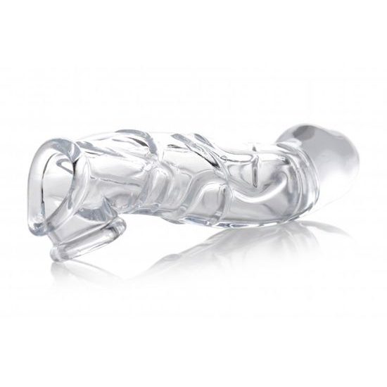 Size Matters Extender Transparent Curbat pentru Penis