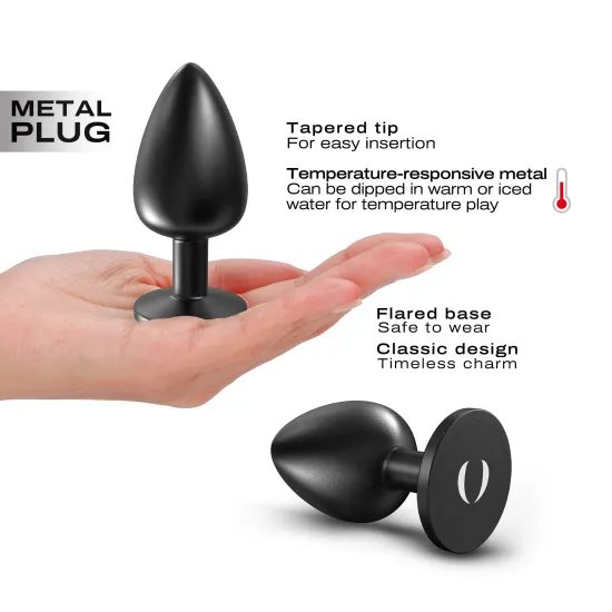 Dorcel Onyx Plug Mărime L Negru