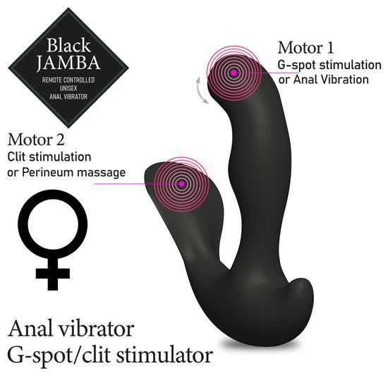 FeelzToys Black Jamba Vibrator Anal