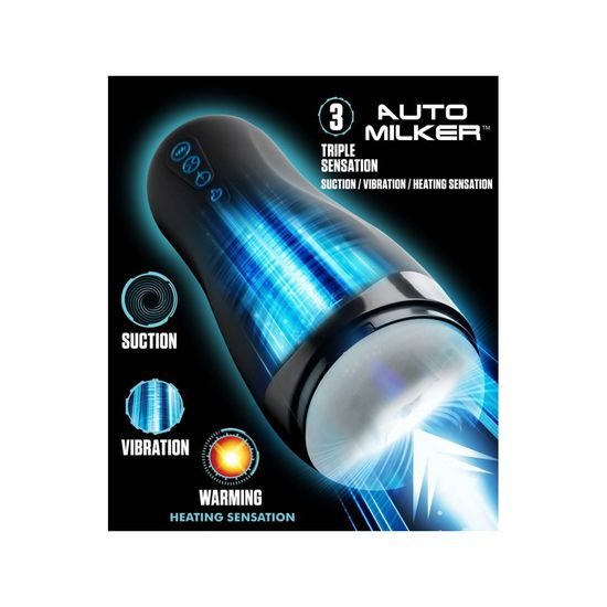 Lovebotz Auto Milker 15X Masturbator cu Funcție de Aspirație