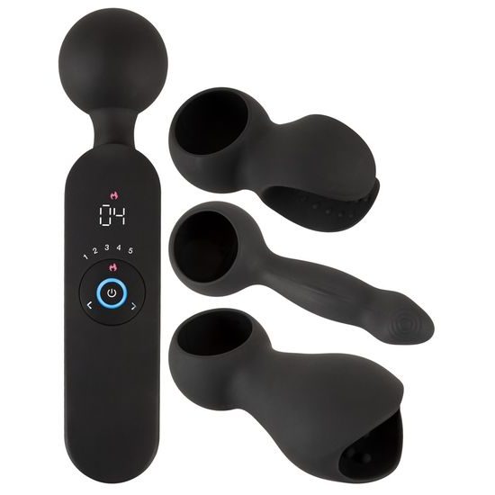 Vibrator Wand Couples Choice cu 3 Atașamente