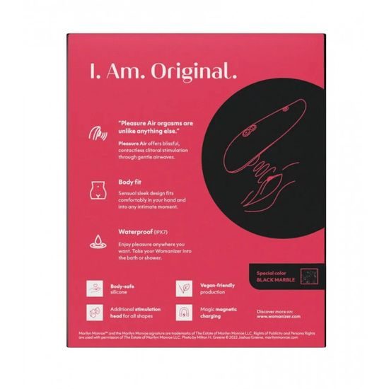 Womanizer Marilyn Monroe Ediție Specială Black Marble