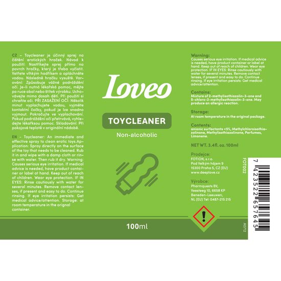 LOVEO Toy Cleaner - 100 ml