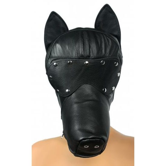 Cagulă din piele Ultimate Leather Dog Hood Strict Leather