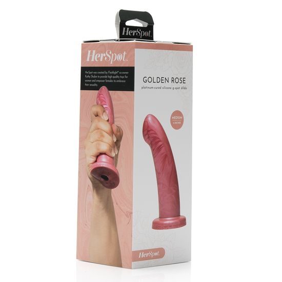 Fleshlight Herspot Dildo Golden Rose Dimensiune Medie