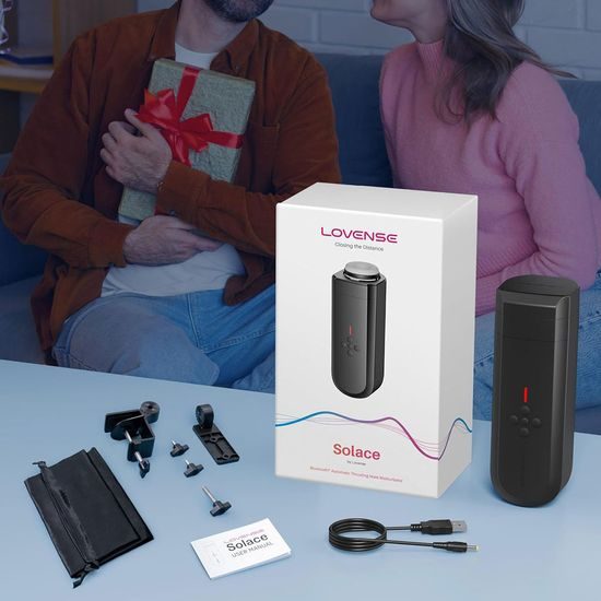 Lovense Solace Masturbator Automatizat cu Mișcare Controlat prin Aplicație