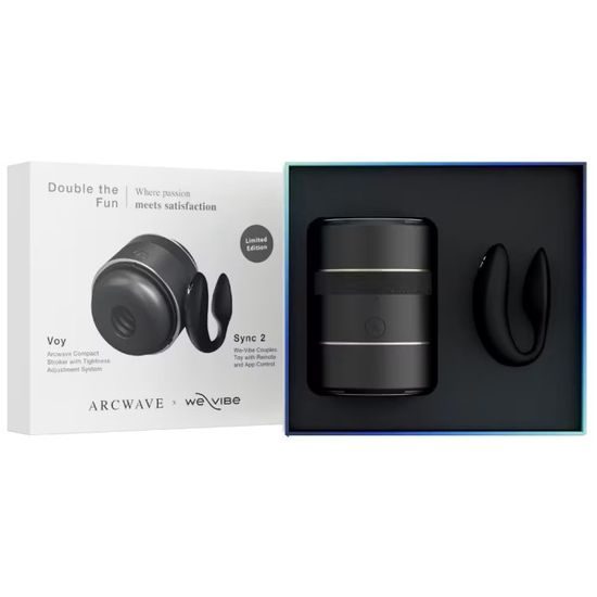 Set Arcwave Double the Fun Voy + We-Vibe Sync 2 Negru