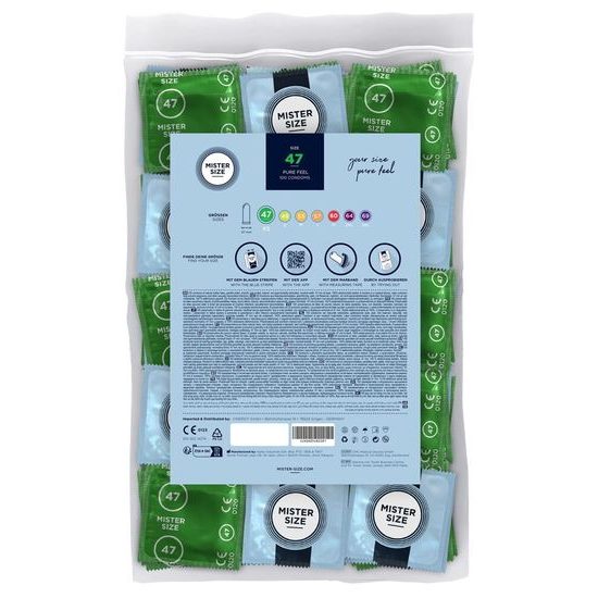 Mister Size Subțiri 47mm 100buc