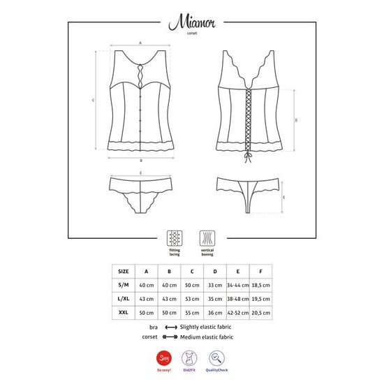 Corset Obsessive Miamor