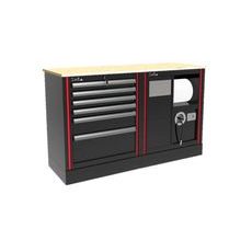 Stůl pro závodního mechanika LV8 EQR-01.R červená