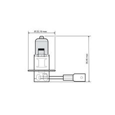 Přední světlo RMS 246510041 H3 12V 55W