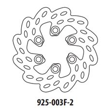 Brzdový kotouč GOLDFREN 925-003F-2 přední 180 mm