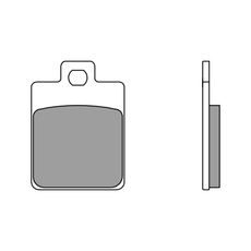 Brzdové destičky BREMBO 07067 Brzdové destičky pro skútry CC